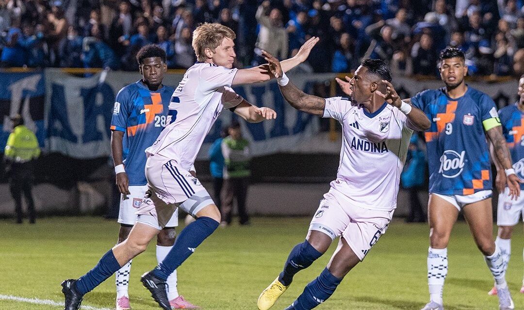 Millonarios, con uno menos, cae en Tunja