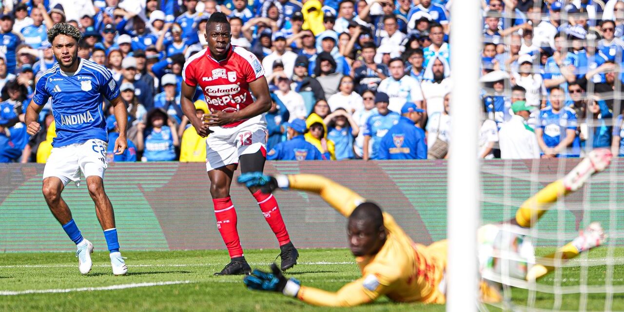 Millonarios empata con Santa Fe y complica su clasificación