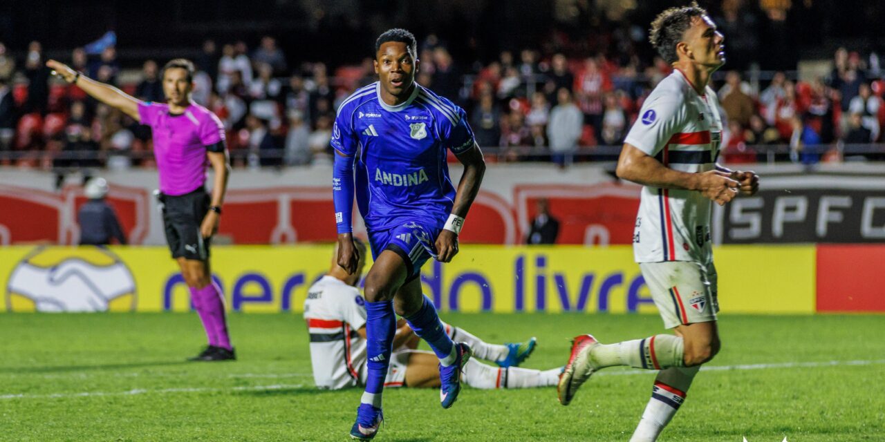 Millonarios sigue vivo en Sudamericana, pero se va de Brasil agridulce