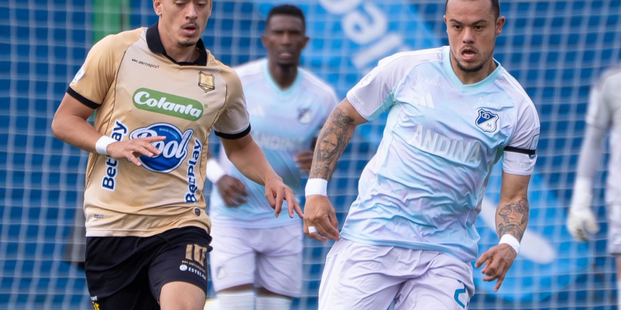 Millonarios no sostiene la ventaja y empata con Águilas