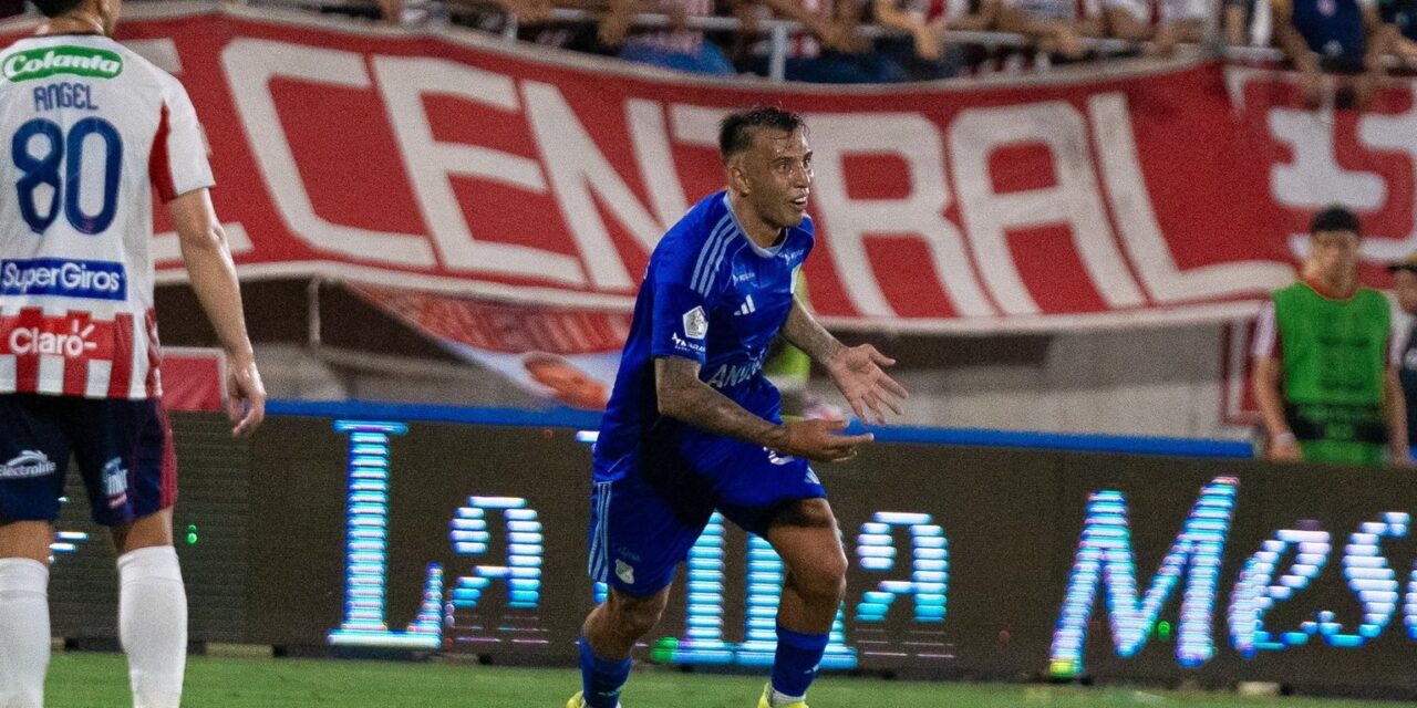 Millonarios derrota a Junior con gol agónico en Barranquilla